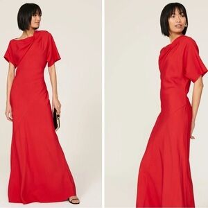 Co Red Bias gown size Medium.